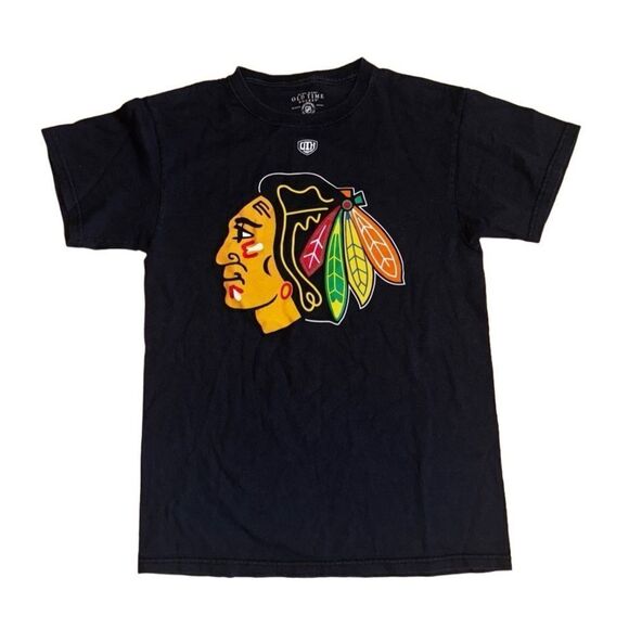 Old Time Hockey Chicago Blackhawks Hockey Graphic Tee - Size Small - Picture 1 of 4